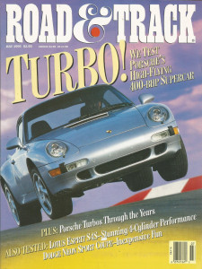 ROAD & TRACK 1995 JULY - COBRA R, 911-T, ESPRIT S4S